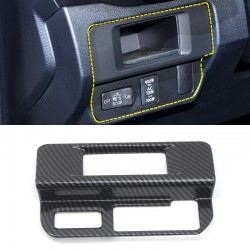 Free Shipping Carbon Style Fog light control button panel Cover molding Trims For Toyota Tacoma 2016-2022