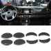  Carbon Style Air Conditioner Outlet Cover Trims For Toyota Tacoma 2016-2022