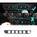 (NOT Fit TRD with Round Diials, NOT Fit DOUBLE CAB/SR5)!!! Carbon Style Central Control Switch Function Button Panel For Toyota Tacoma 2016-2022