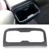  Carbon Style Interior Rear Seat Armrest Cup Holder Cover Trim For Toyota Tacoma 2016-2022
