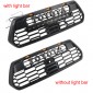 Matte Black Front Bumper Hood Grille Grill With Ambor Light DRL For 2016-2023 Toyota Tacoma TRD PRO Replacement & TSS-garnish Cover