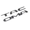  3D Raised Tailgate ABS plastic Letters fits Toyota Tacoma 2016-2020 Metal Inserts with 3M adhesive backing (Matte Black)