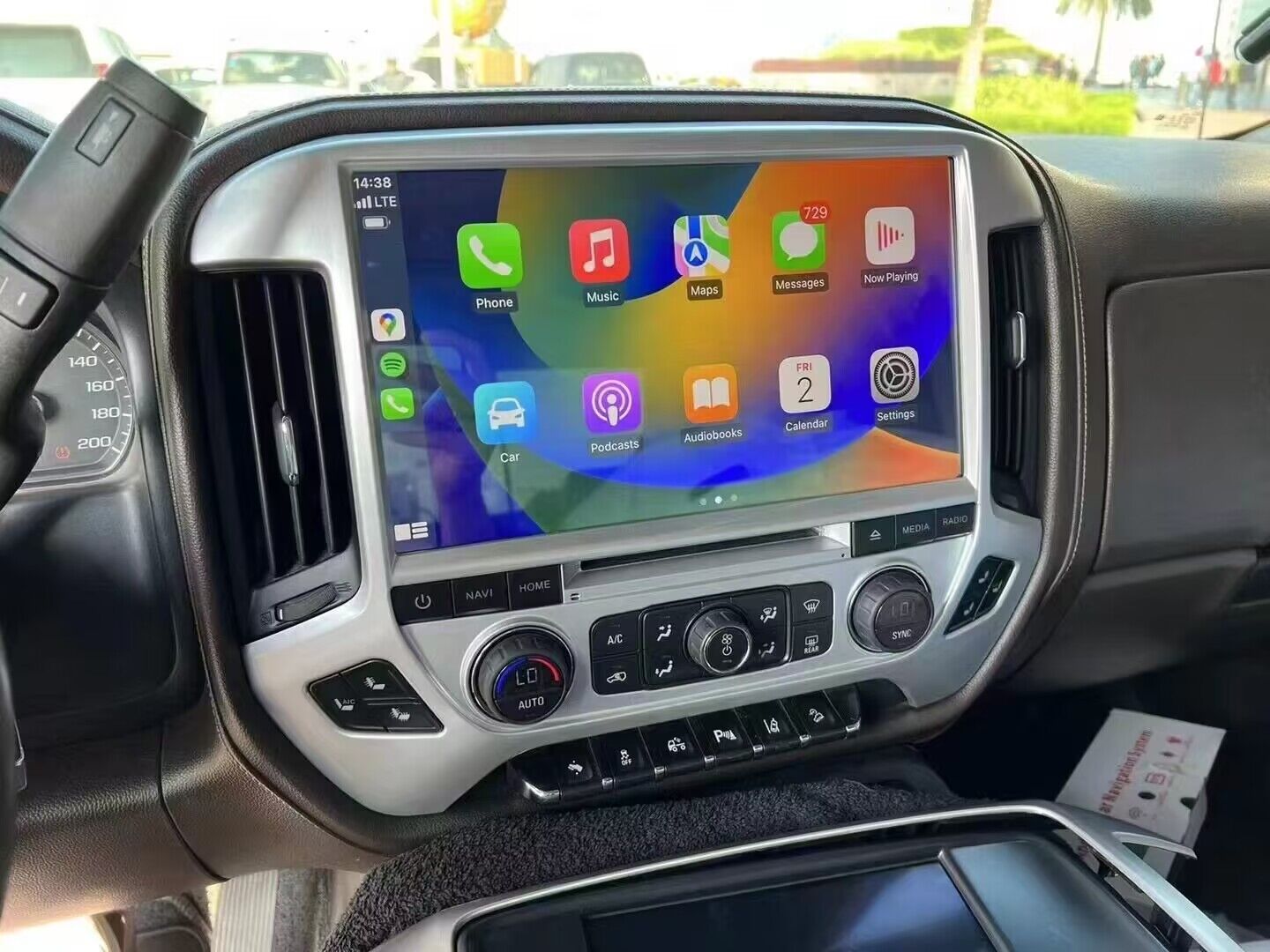  T10 Head Unit 4+64G / 6+128G Radio Audio GPS Navigation Nav For Chevrolet Silverado 1500 2500 3500/GMC Sierra 1500 14-18