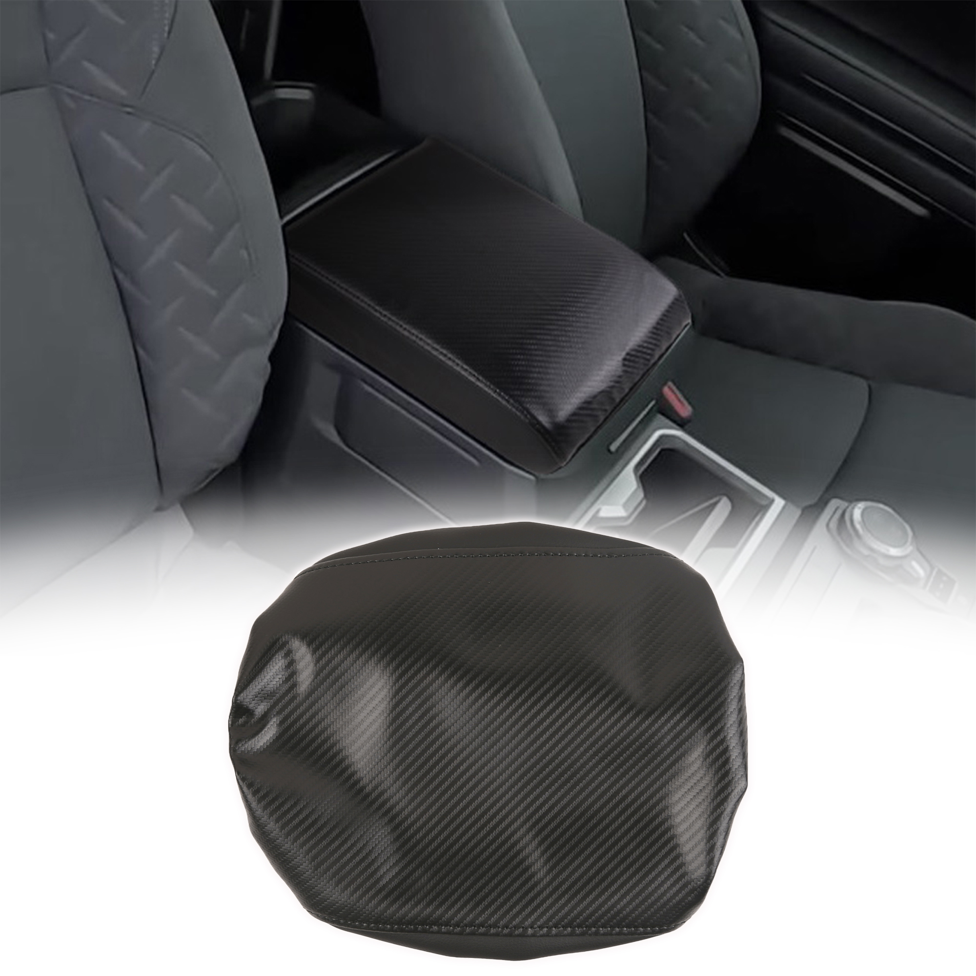 Center Console Armrest Leather Case Cover For Toyota 4Runner 2025 / Tacoma 2024 2025