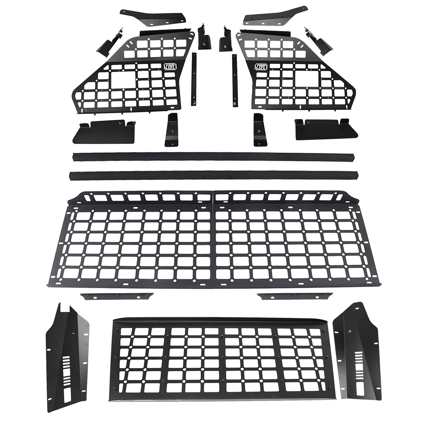 SQ Top Shelf+Side Panel Shelf and Middle Panel Shelf  + $155.00 
