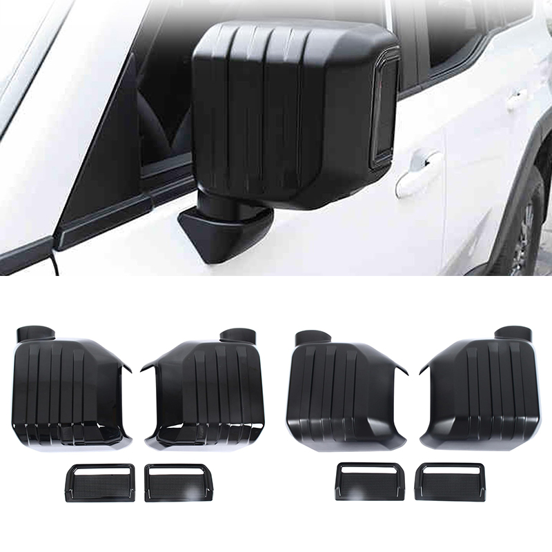 4PCS Rearview Side Mirror Cover Trim For Toyota Land Cruiser Prado J250 LC250 2024 2025 / Lexus GX550 2024 2025