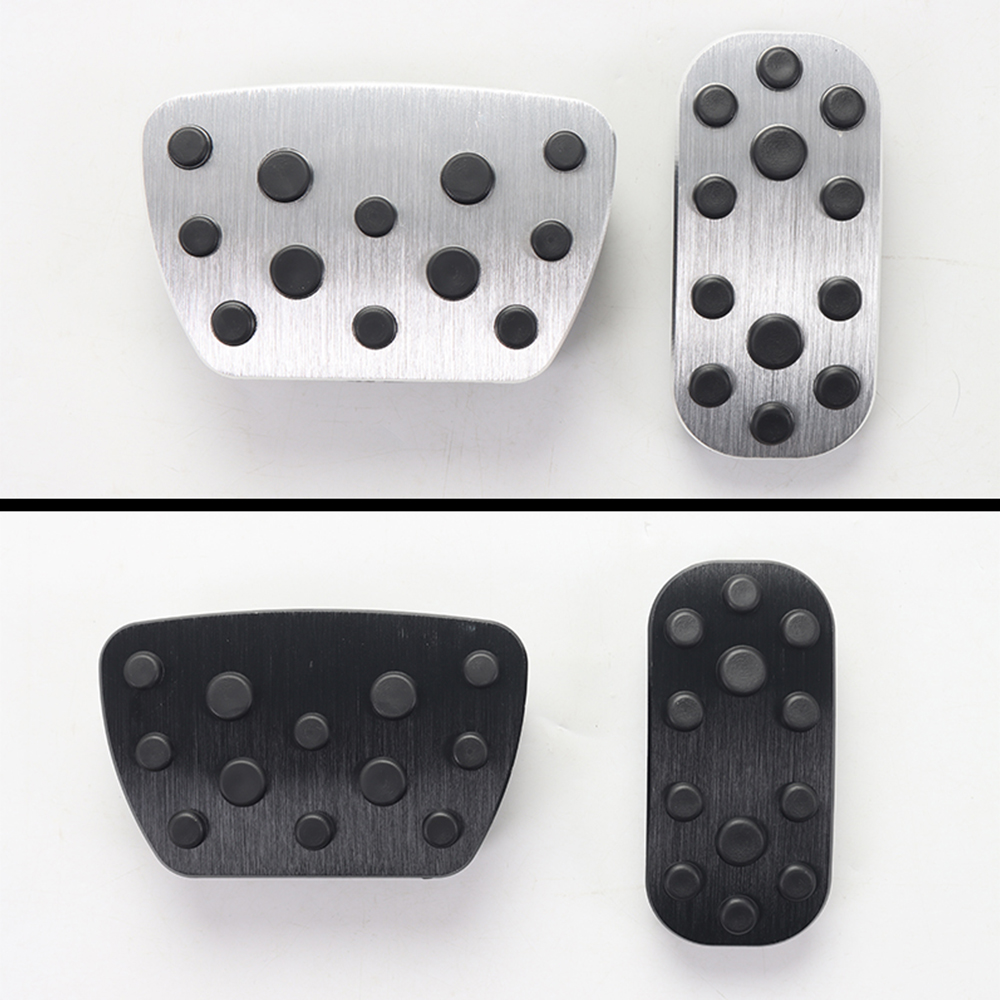 2PCS Aluminum Alloy Fuel Gas Brake Footrest Pedal Replacement For Toyota Land Cruiser Prado J250 LC250 2024 2025/ Lexus GX 550 2024 202...
