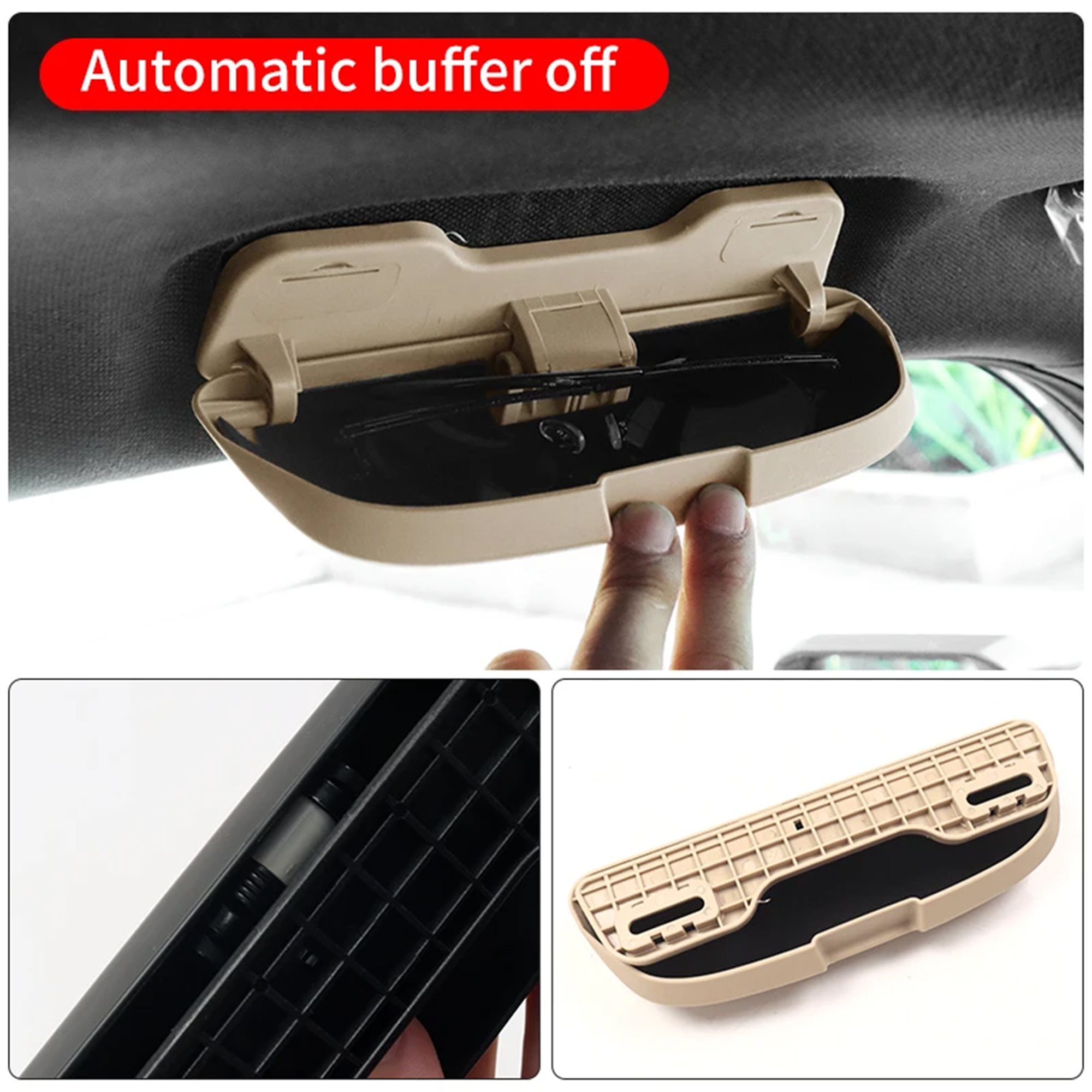 Car Front Sun Glasses Case For Toyota Land Cruiser Prado J250 LC250 2024 2025/ Lexus GX 550 2024 2025