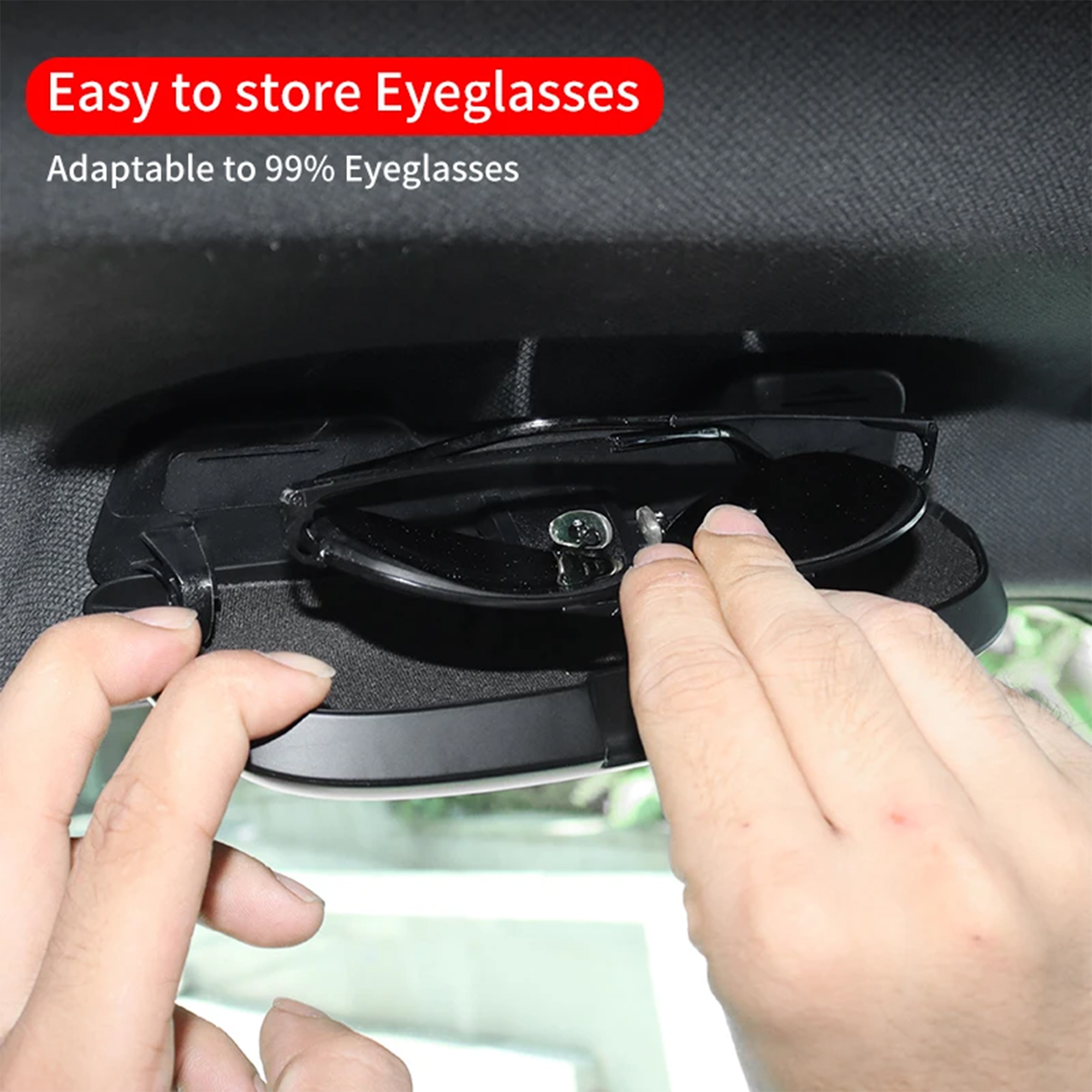 Car Front Sun Glasses Case For Toyota Land Cruiser Prado J250 LC250 2024 2025/ Lexus GX 550 2024 2025