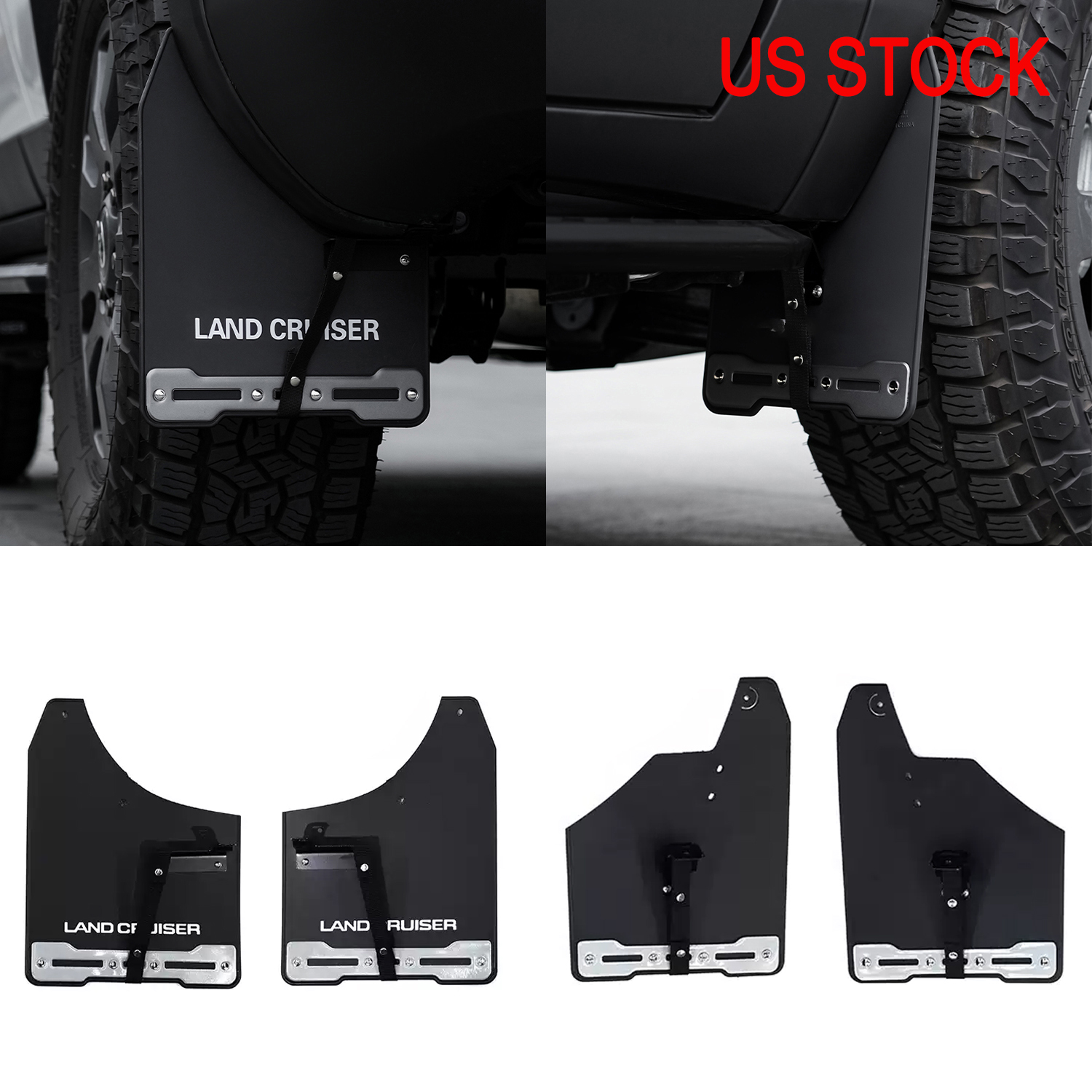 OEM Style 4PCS Mud Flaps Mudguard Fenders For Toyota Land Cruiser Prado J250 LC250 2024 2025