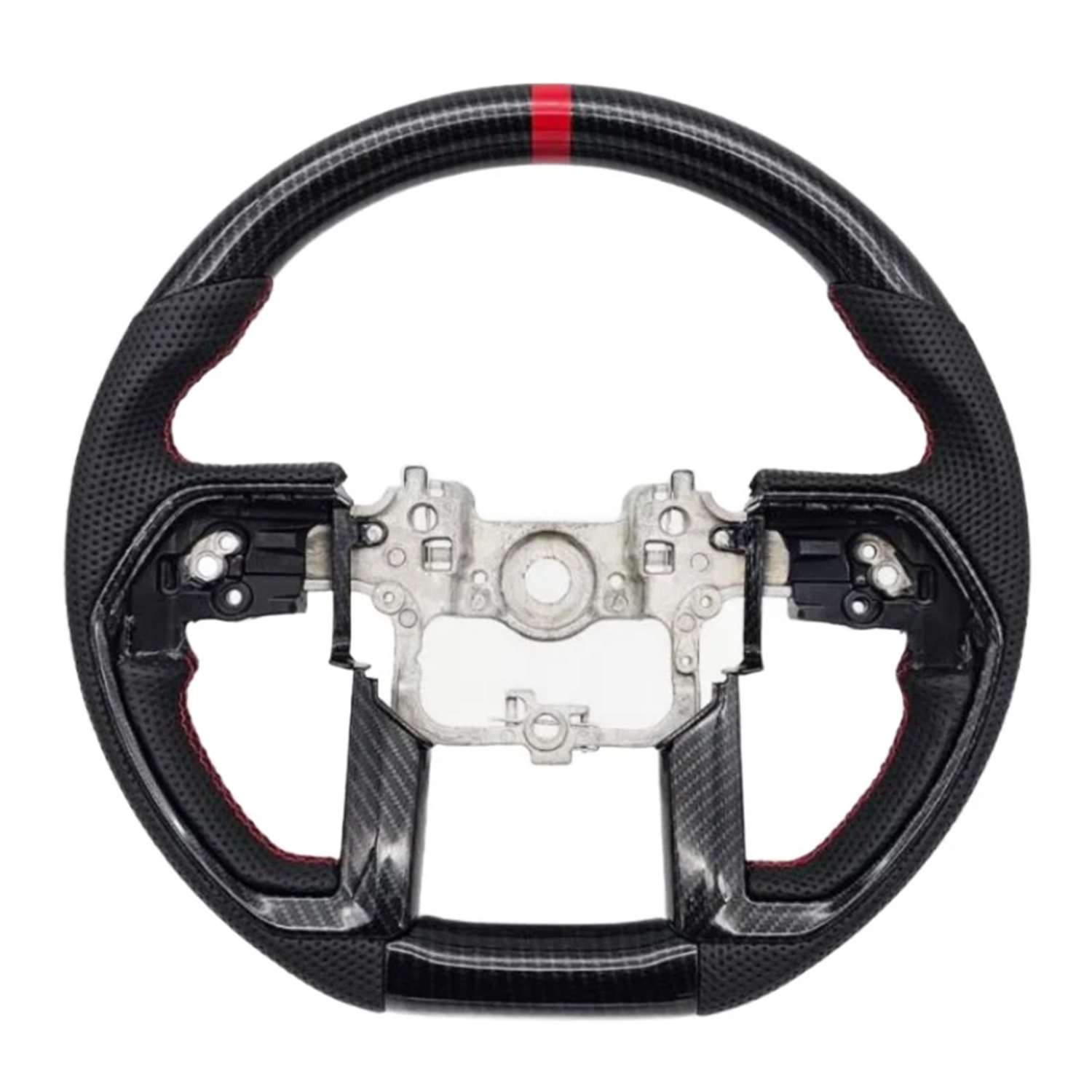 Carbon Fiber Steering Wheel Replacement Parts For TOYOTA TUNDRA  2023+ / TOYOTA TACOMA  2024-2025 / TO...