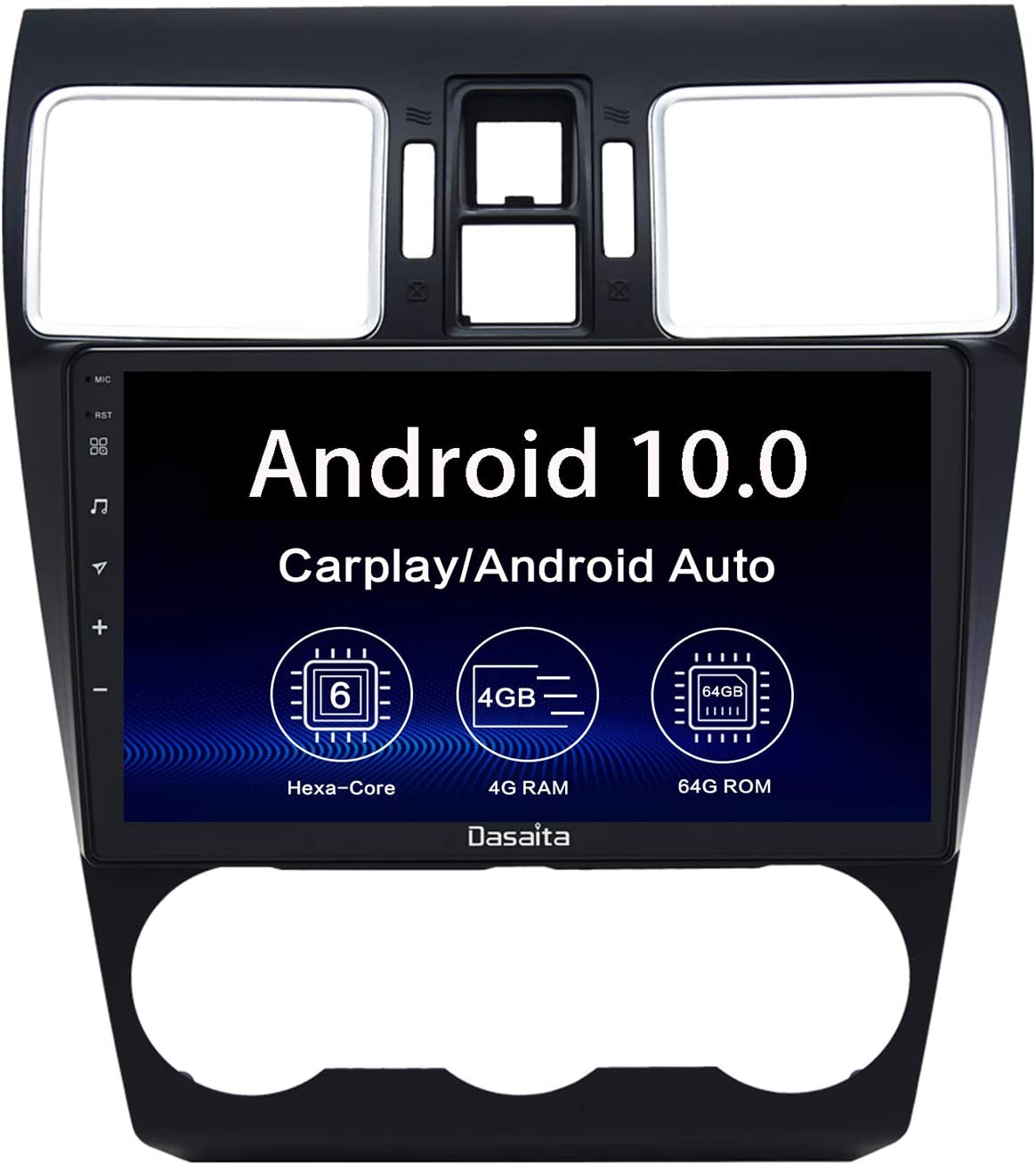  9" Android 10 T10 4+64G / 6+128G Car Multimedia Stereo Radio Audio GPS Navigation Sat Nav Head Unit for Subaru XV 2012 - 2019