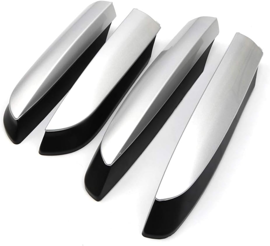 Exterior Roof Rack Rail End Cover Shell Cap Replacement Sticker for Toyota RAV4 XA40 2013 2014 2015 2016 2017 2018