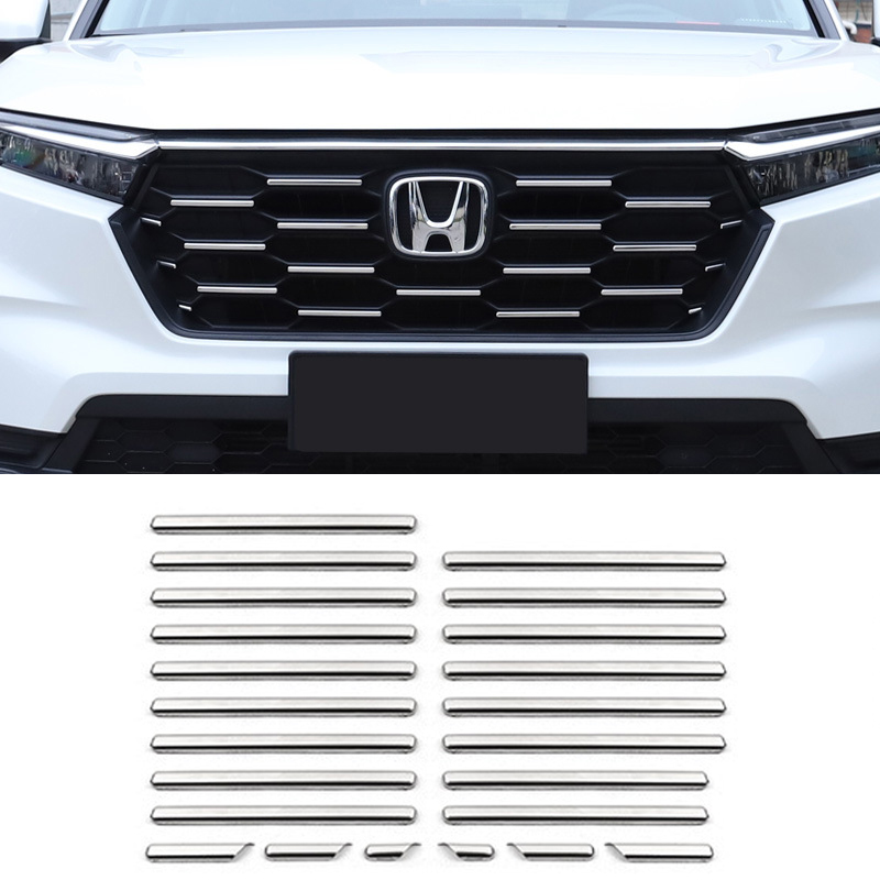 Not Suitable For Hybrid!!!Front Grille Trim Cover For Honda CRV CR-V 2023 2024