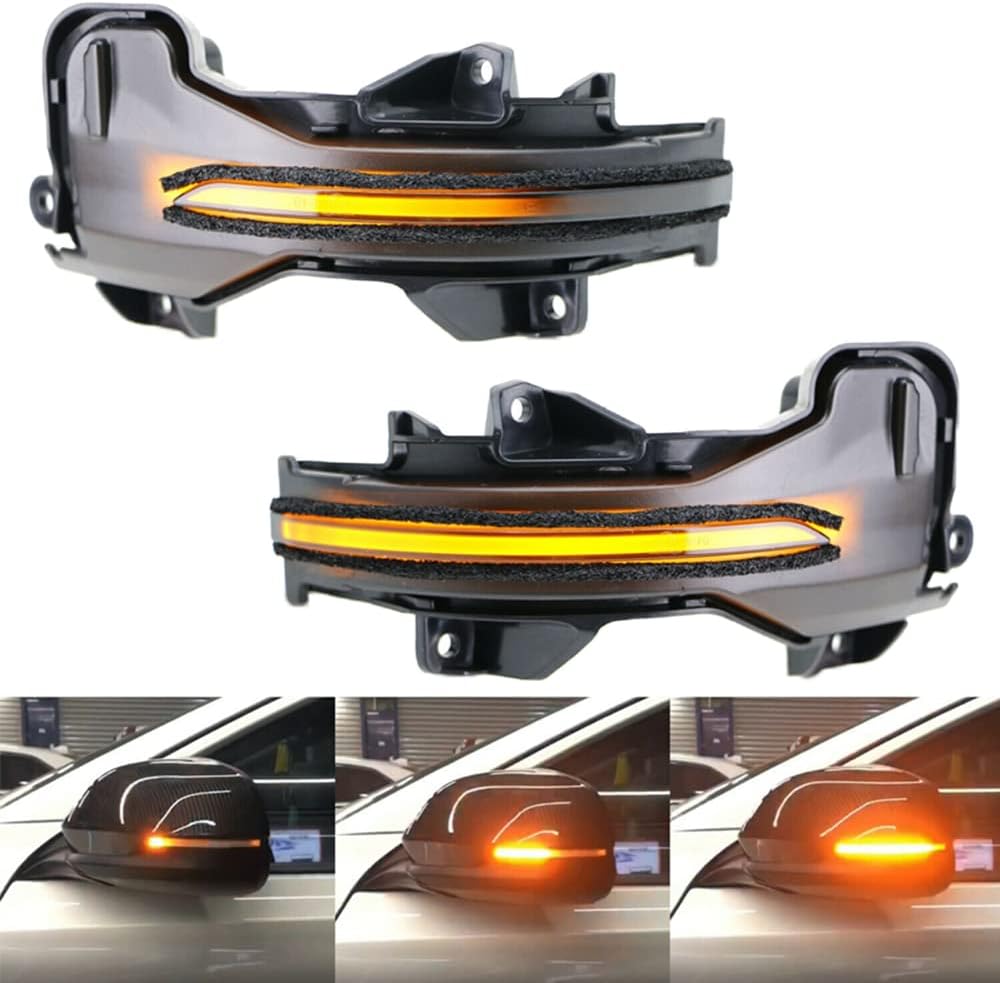 LED Side Mirror Sequential Dynamic Turn Signal Light For Honda CRV 2012-2018 / Vezel 2015-2019 / Fit 2014-2019 / City 2017-2019 / Odyss...