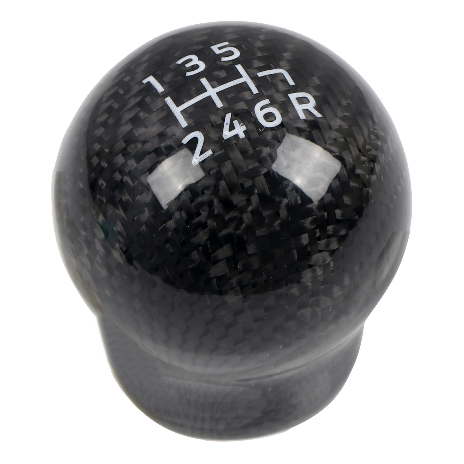  Carbon Fiber Gear Shift Knob Replacement 1pc For Subaru WRX STI 2015-2021