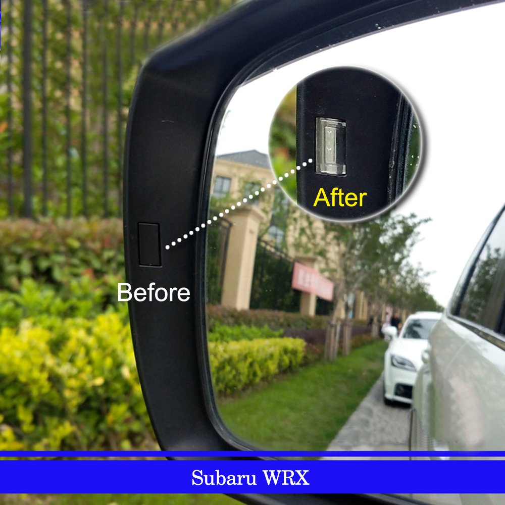 Side Door Mirror Turn Signal Light Assistant Covers 2pcs For Subaru WRX STI 2007-2021 (Only Fit Mirro...