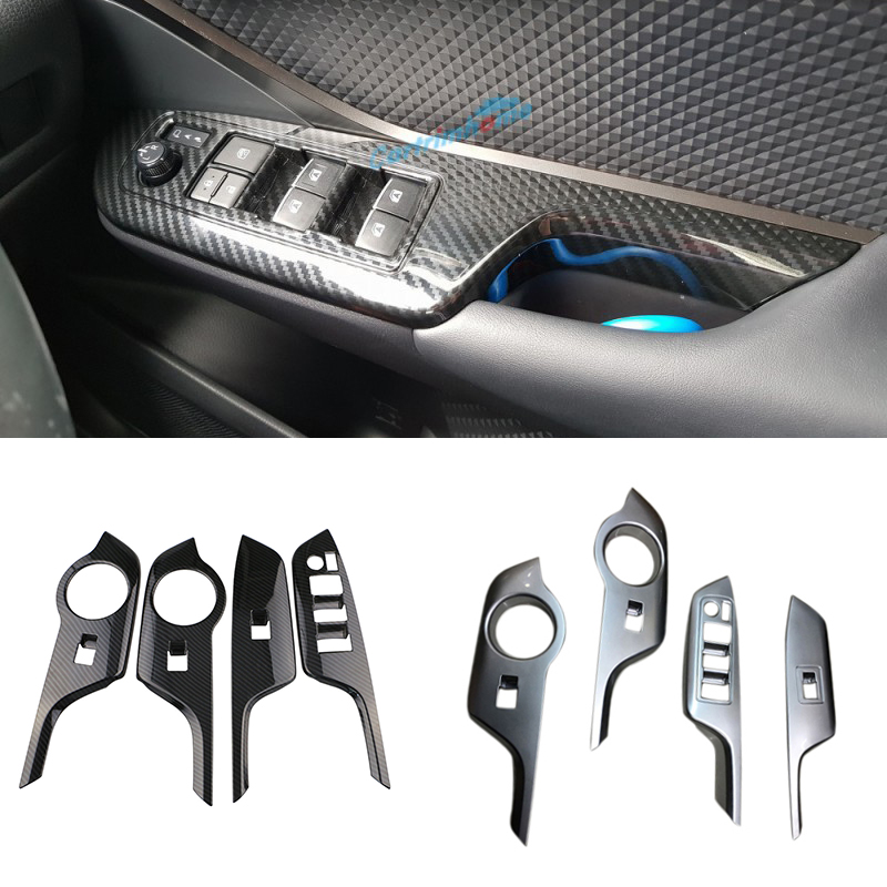 ABS Interior Door Cover Armrest Trim 4pcs For Toyota C-HR CHR 2016-2021