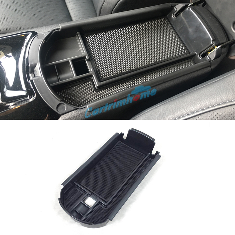 1PCS Black Interior Armrest Storage Box Holder For Toyota C-HR CHR 2016-2021