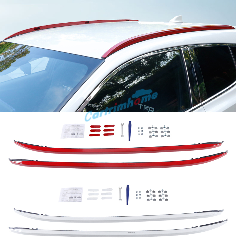 Aluminum Side Bars Rails Roof Rack Luggage Carrier For Toyota C-HR CHR 2016-2019