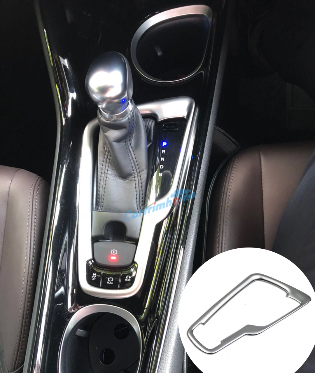 1PCS ABS Interior Gear Shift Panel Cover Trim For Toyota C-HR CHR 2016-2019