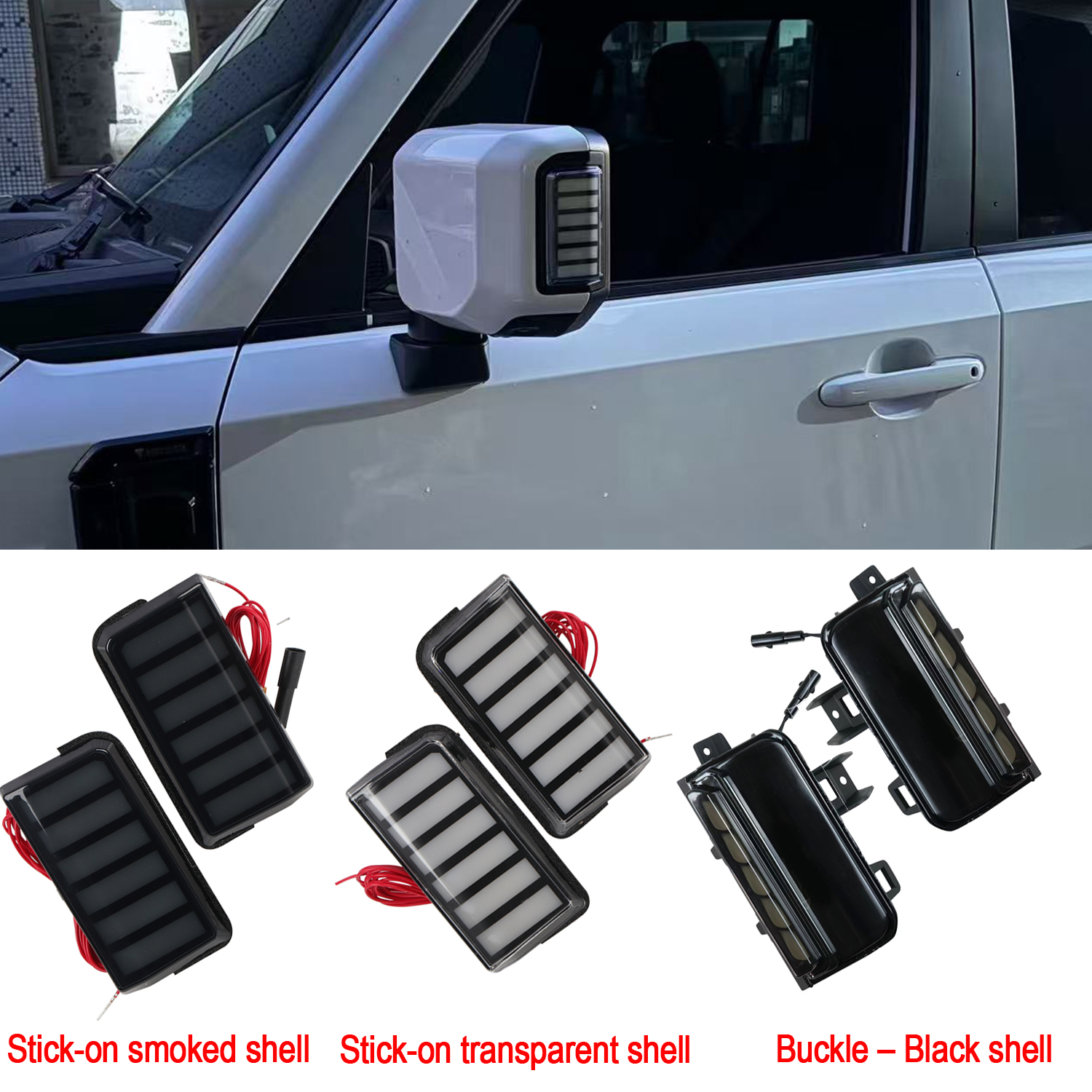 LED Side Mirror Sequential Dynamic Turn Signal Light For Toyota Prado Land Cruiser J250 LC250 2024 202...
