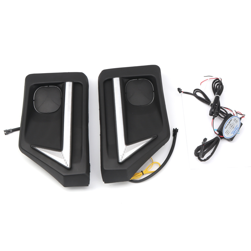 Fog Light Daytime Running Light DRL LED Day Light 2Pcs For Toyota RAV4 Adventure 2019 2020 2021 2022 2023 2024 2025