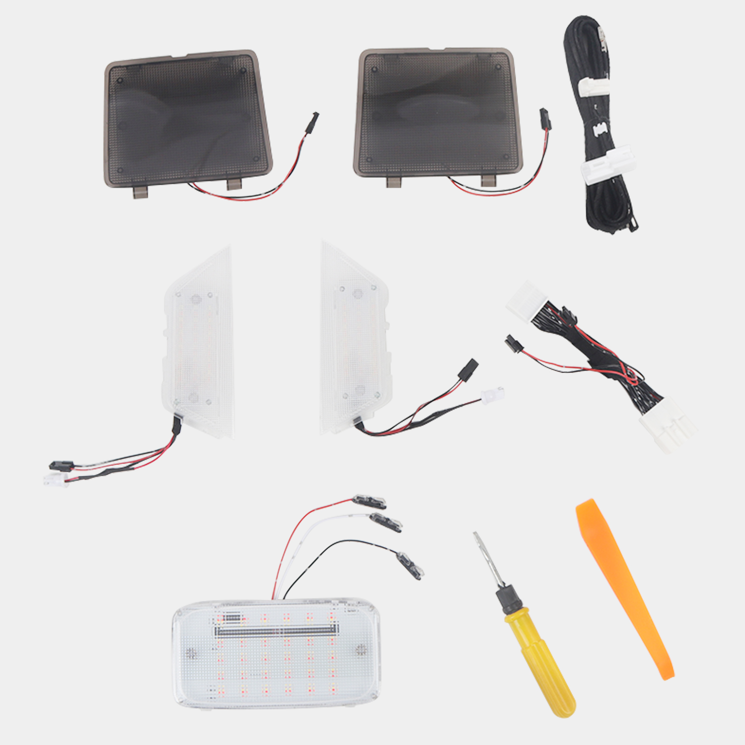Dual Color Dome light Led Interior light for Toyota RAV4 2019 2020 2021 2022 2023 2024 2025