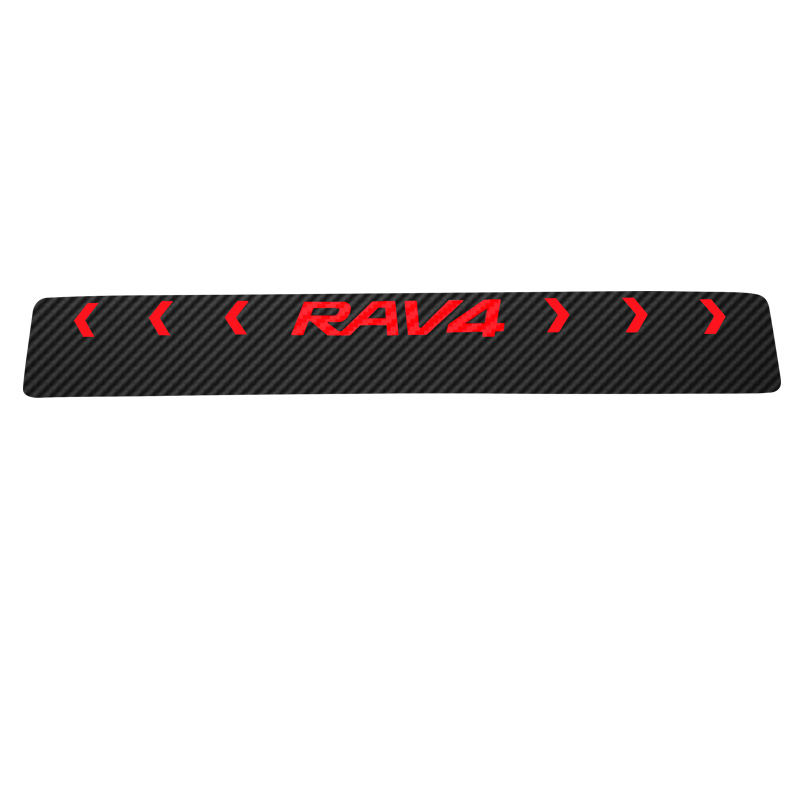 Carbon Style Sticker Brake Light Car Shape Rear Light Brake For TOYOTA RAV4 2019 2020 2021 2022 2023 2024 2025
