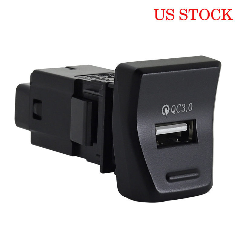 Central Control Position QC3.0 Car Charger Lossless Upgrade Car Phone Charger for Toyota RAV4 2019 2020 2021 2022 2023 2024 2025