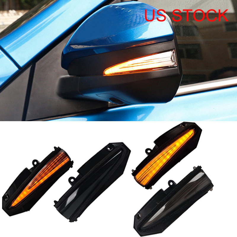 LED Side Mirror Sequential Dynamic Turn Signal Light For TOYOTA 4Runner 2014-2024 / RAV4 2013-2018(Not suitable for without OEM turn si...