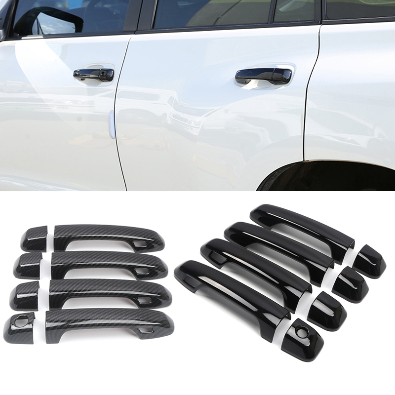 The limited version cannot be fully covered! ! ! Door Handle Cover Trim For Toyota 4Runner 2010-2024