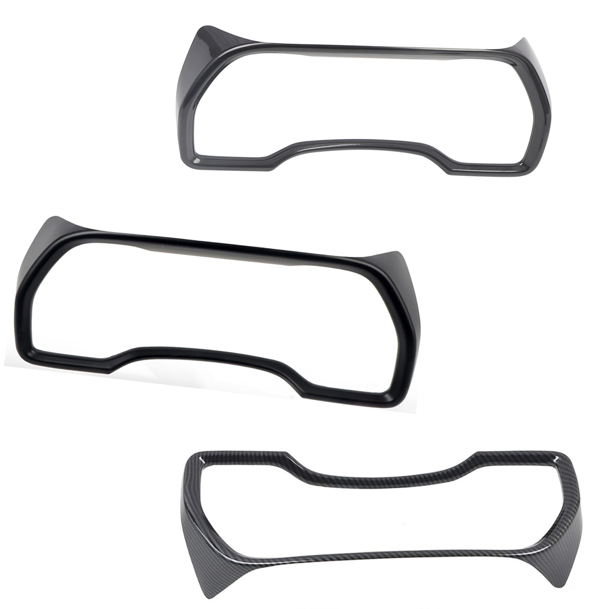ABS Interior Dashboard Meter Frame Cover Trim 1pcs For Toyota 4Runner 2014-2024 LHD