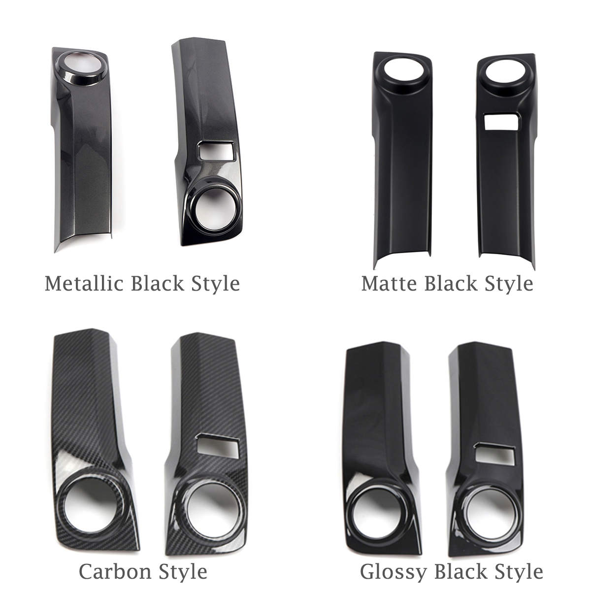 Interior Car Start Cover trim 2pcs For Toyota 4Runner 2014-2024 LHD